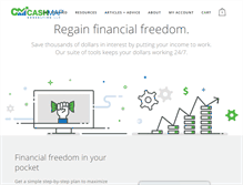 Tablet Screenshot of cashmapapp.com